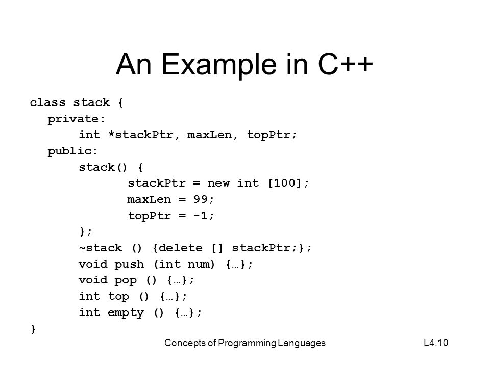 Concepts Of Programming Languages